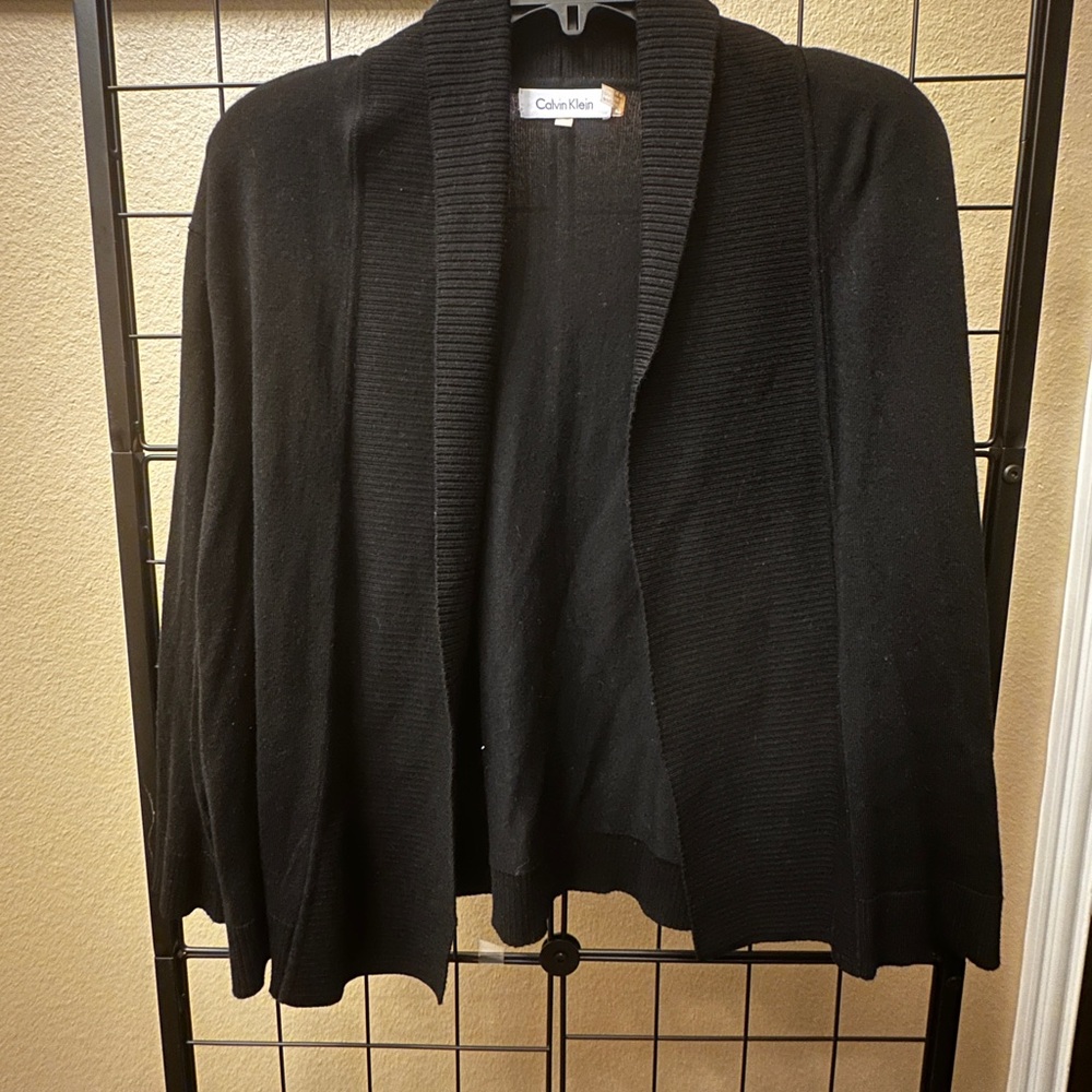 Calvin Klein Women's Elegant Black Cardigan